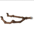 Real wooden perch