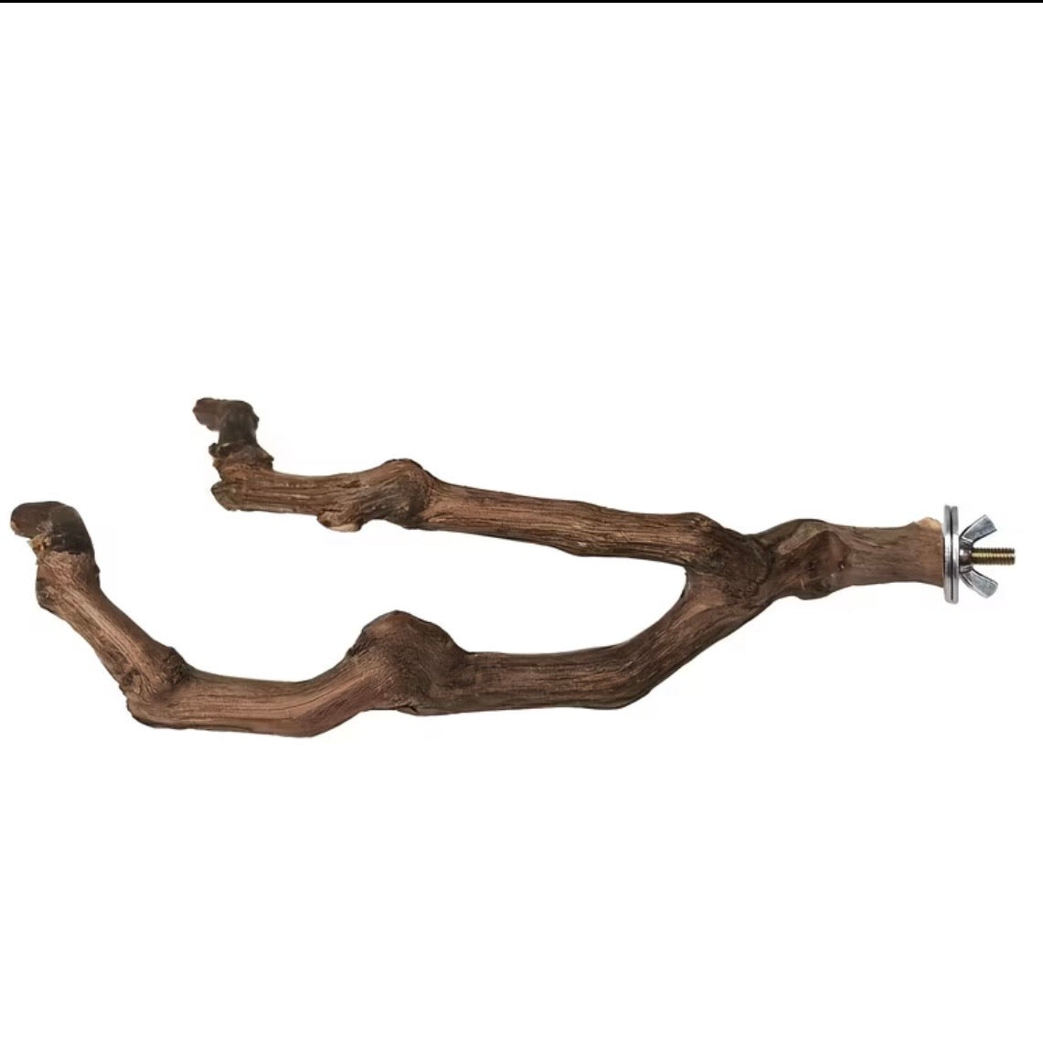 Real wooden perch